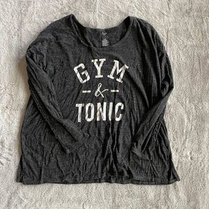 Livi Active workout tee, funny workout tee, plus size workout tee